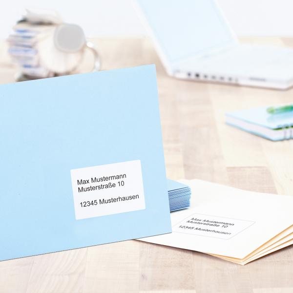 HERMA 4268 etichetta per stampante Bianco Etichetta per stampante autoadesiva (HERMA Premium - laminerede adressem?rk)