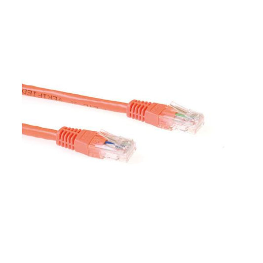 ACT CAT6A UTP 1m cavo di rete Arancione U/UTP (UTP)