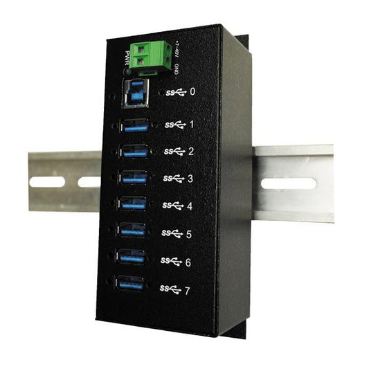 EXSYS EX-1187HMVS hub di interfaccia 5000 Mbit/s Nero