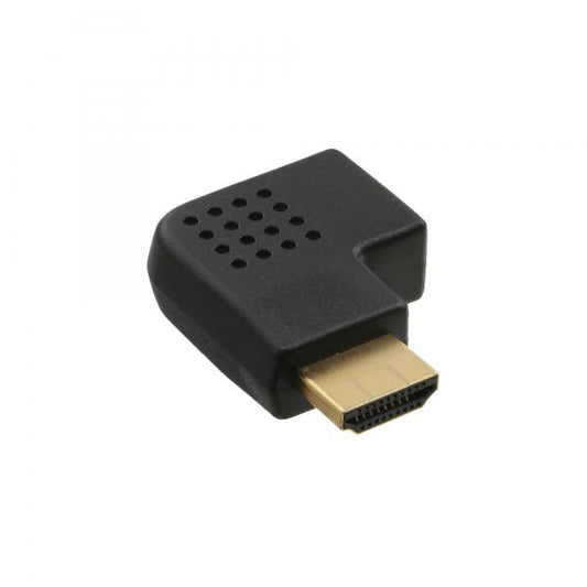 InLine Adattatore HDMI Typ A M/F, ang. 90 destra, dorato, 4K2K Compatibile