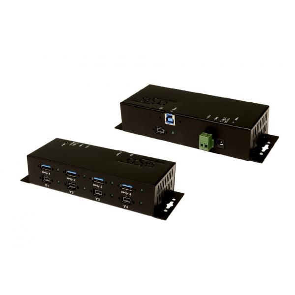 EXSYS EX-6685HMV hub di interfaccia 5000 Mbit/s Nero