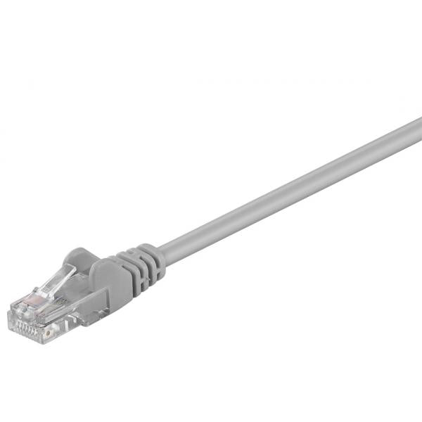 Goobay 68362 cavo di rete Grigio 20 m Cat5e U/UTP [UTP] (Goobay 68362 CAT 5e patch cable, U/UTP)