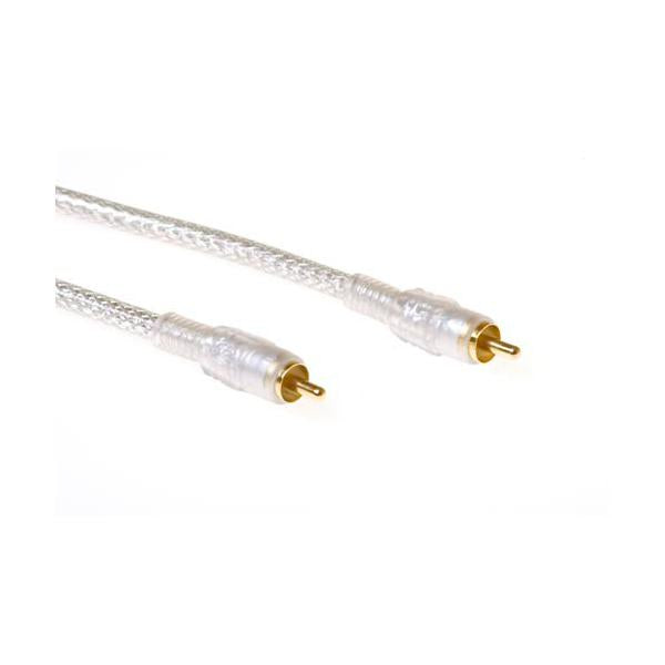 ACT AK2270 cavo audio 2 m RCA Trasparente