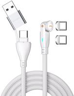 4smarts USB-Kabel C/A 540 Magnetkabel GravityCord 100W 1.8 m Weiss - Kabel - Digital/Daten (541236)