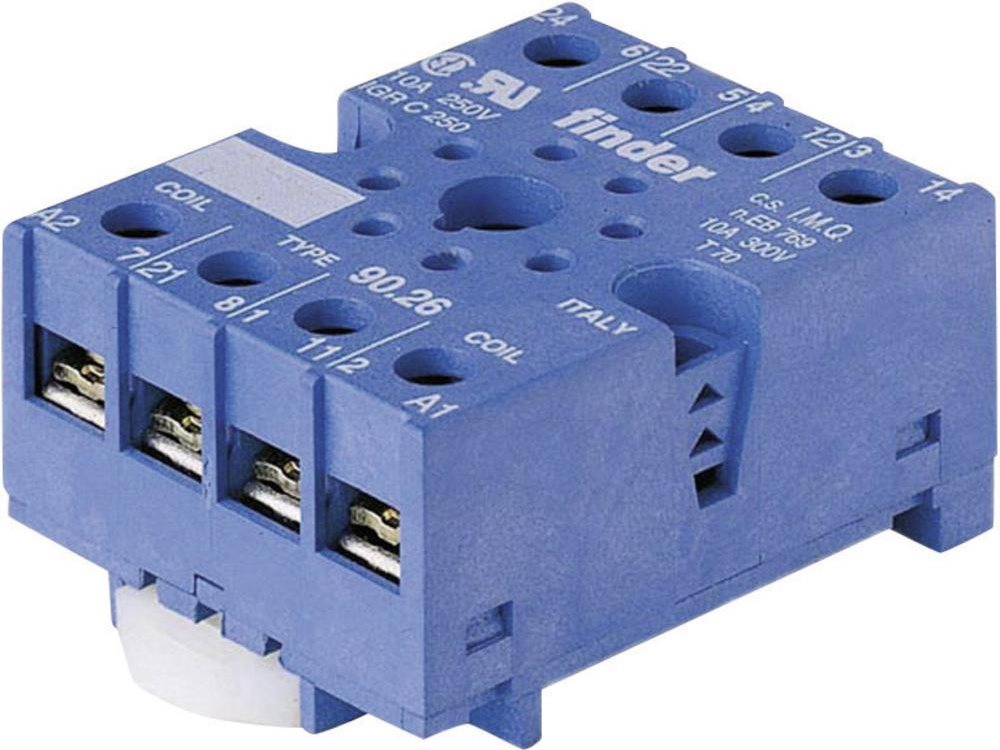 Finder Zubehr fr Serie 88: Fassung Serie 90 90.26 (90.26)