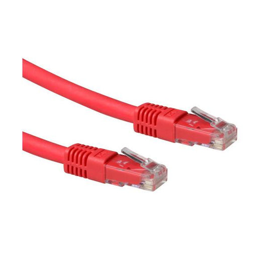 ACT 7.00m Cat6a UTP cavo di rete Rosso 7 m U/UTP (UTP)