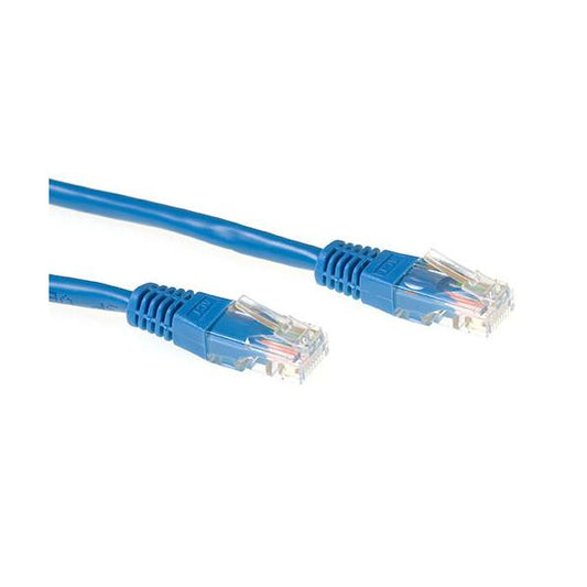 ACT 7.00m Cat6a UTP cavo di rete Blu 7 m U/UTP (UTP)