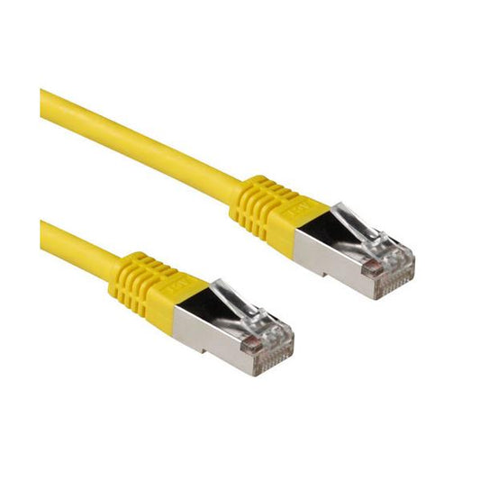 ACT 7m Cat6a SSTP cavo di rete Giallo S/FTP (S-STP)