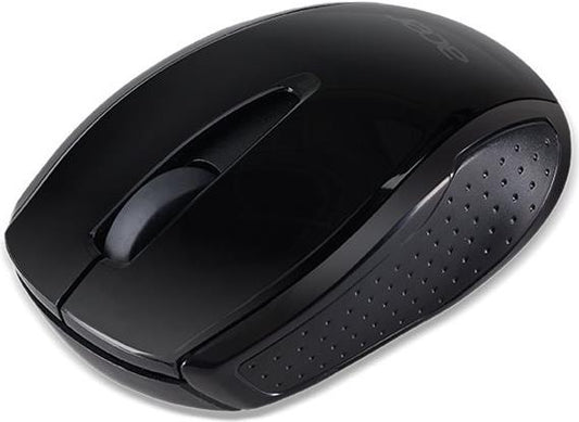 Acer AMR800 wireless Maus schwarz 3-Tasten wireless 2.4 Ghz Maus, Auflsung: 1600 dpi, Scrollrad, Nano-USB-Empfnger (2x Typ AAA) (GP.MCE11.02O)