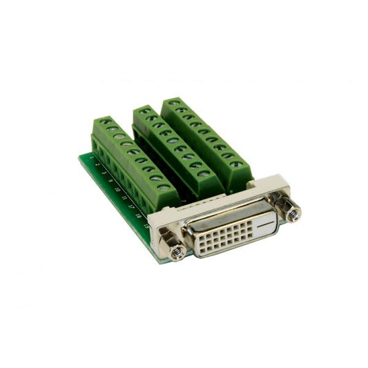 EXSYS EX-49050 cable gender changer DVI 27p Verde, Argento