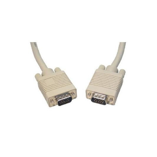 1m SVGA Male to Male Cable - Beige