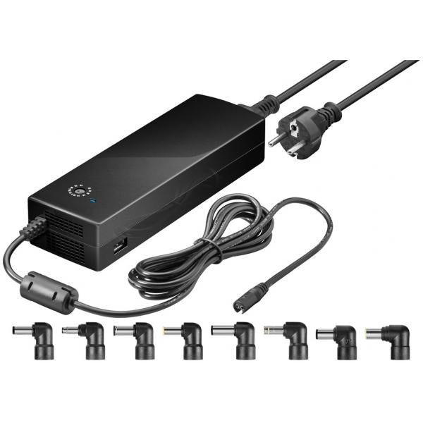 Goobay 55004 adattatore e invertitore Interno 134,5 W Nero (goobay NTS 150 W multi USB EuP 8.5A -)