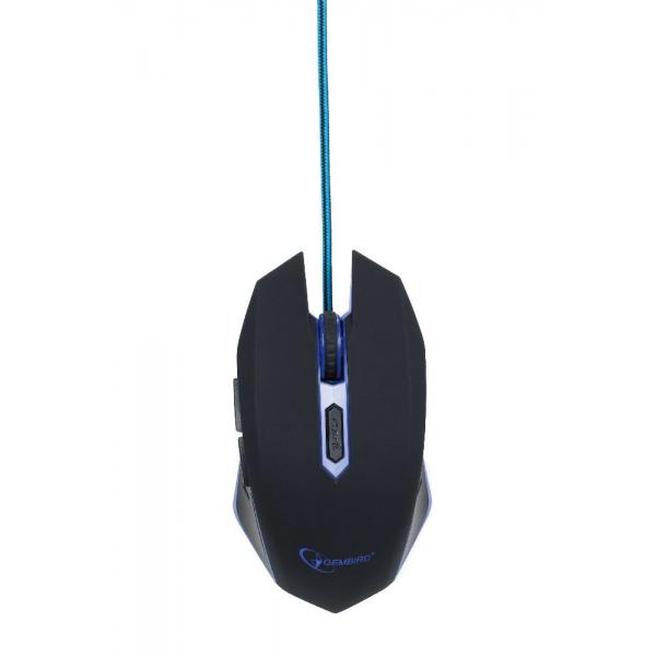 Gembird MUSG-001-B mouse USB tipo A 2400 DPI Ambidestro