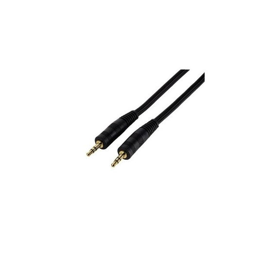 Hama Jack Cable Plug - Plug, 3.5 mm, Stereo, 1.5 m cavo audio 1,5 m 3.5mm Nero