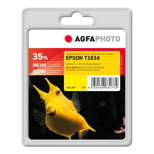 AgfaPhoto APET163YD cartuccia d'inchiostro 1 pz Giallo