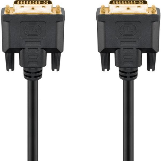 Goobay DVI-I 10m 10m DVI-I DVI-I Nero cavo DVI