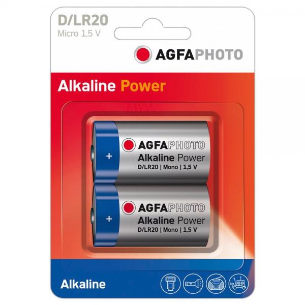 AgfaPhoto 110-802619 household battery Single-use battery D Alcalino 1,5 V