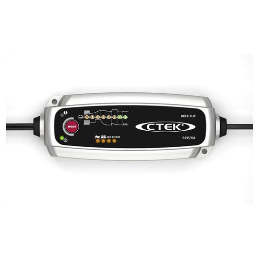 Ctek MXS 5.0 Nero, Argento