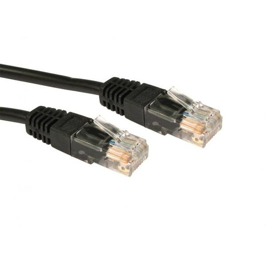 0.5m Cat5e Patch Cable - Black