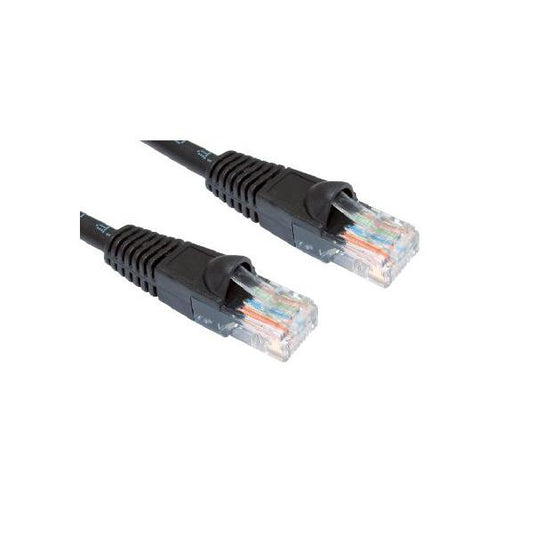 0.5m Snagless Cat6 Patch Cable - Black