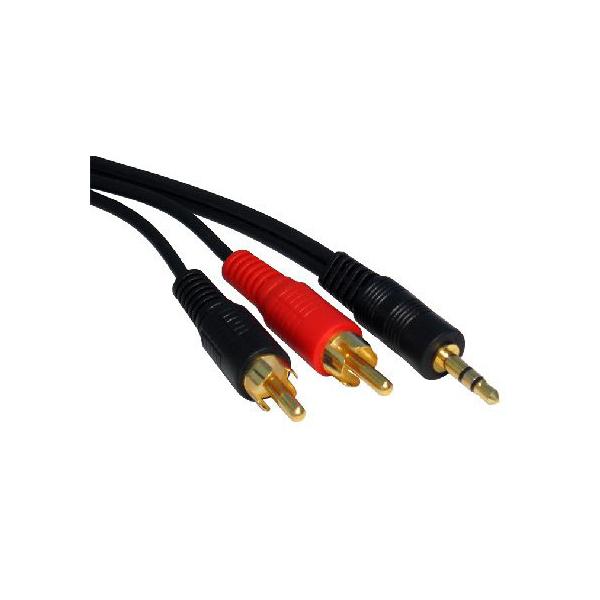 20m 3.5mm Stereo to Two RCA Cable