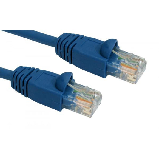 10m Snagless Cat5e Patch Cable - Blue