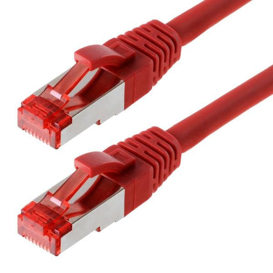 Helos CAT6 S/FTP (PIMF), 3m cavo di rete Rosso SF/UTP (S-FTP)