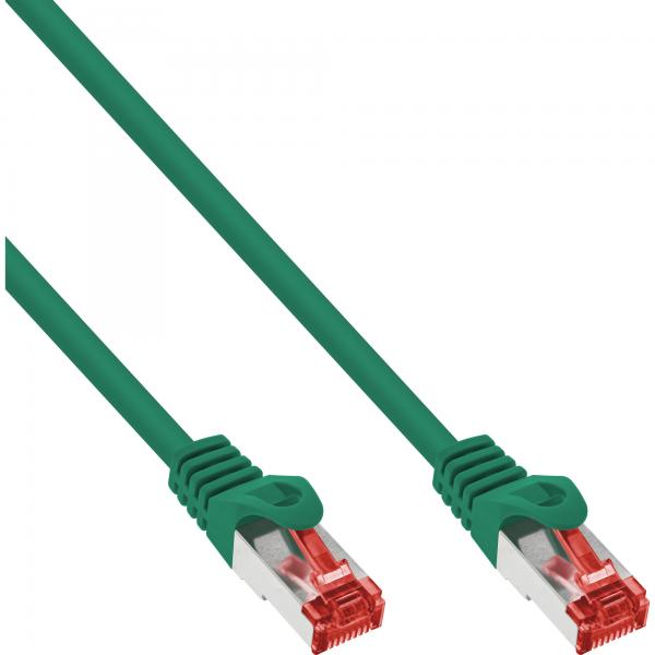 InLine Cavo patch Lan, S/FTP (PiMf), Cat.6, 250Mhz, PVC, CCA, verde, 3m