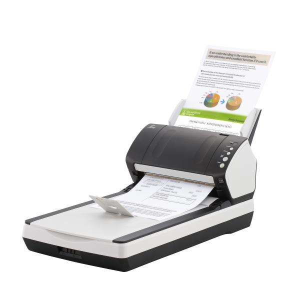 Fujitsu fi-7240 Scanner piano e ADF 600 x 600 DPI A4 Nero, Bianco