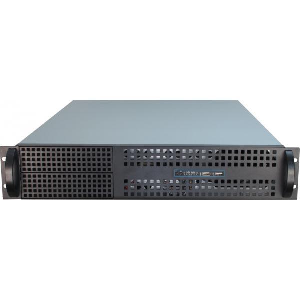 Inter-Tech 2U-2129N Supporto Nero, Argento (Inter-Tech 19 Server IPC 2129-N 2U)