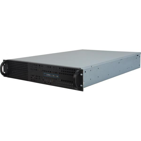 Inter-Tech 2U-2129N Supporto Nero, Argento (Inter-Tech 19 Server IPC 2129-N 2U)