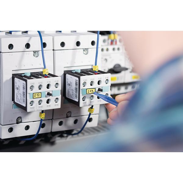 Hellermann Tyton 598-92527 etichetta per stampante Giallo Etichetta per stampante autoadesiva