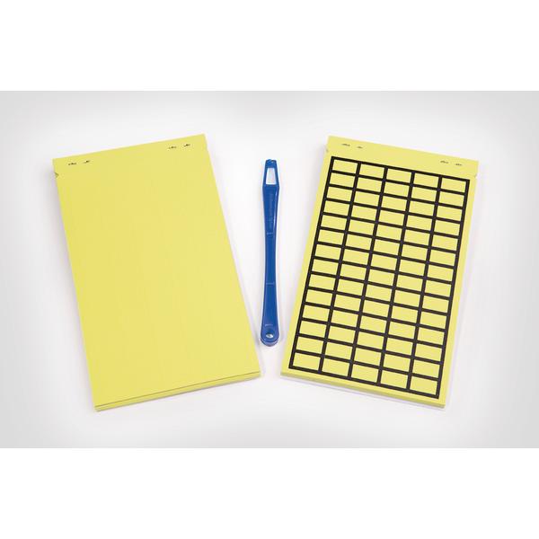 Hellermann Tyton 598-92527 etichetta per stampante Giallo Etichetta per stampante autoadesiva