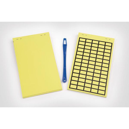Hellermann Tyton 598-92527 etichetta per stampante Giallo Etichetta per stampante autoadesiva