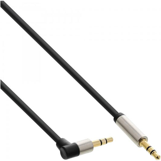 InLine Cavo Audio Jack Slim3,5mm M-M angolare 90, stereo, 2m