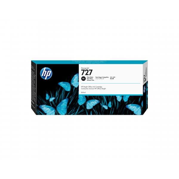 HP Cartuccia inchiostro nero fotografico DesignJet 727, 300 ml