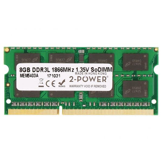 2-Power MEM5403A memoria 8 GB 1 x 8 GB DDR3L (8GB PC3-14900 1866MHz 1.35V SODIMM)