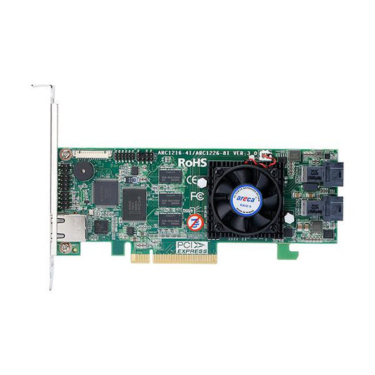 Areca ARC-1226-8I controller RAID PCI Express 3.0 12 Gbit/s