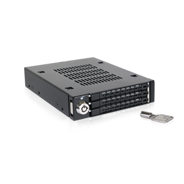 Icy Dock MB993SK-B pannello drive bay Pannello portante Nero