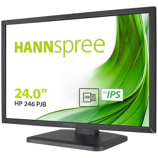 Hannspree HP246PJB LED display 61 cm [24] 1920 x 1200 Pixel Full HD Nero (24 LED HP246PJB 1920X1200 - 16:10 HDMI+ DISPPORT +DVI-D+VGA)