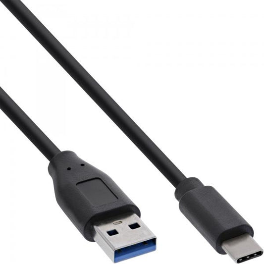 InLine Cavo USB 3.2 Gen.1x2 C maschio / A maschio, nero 1,5m