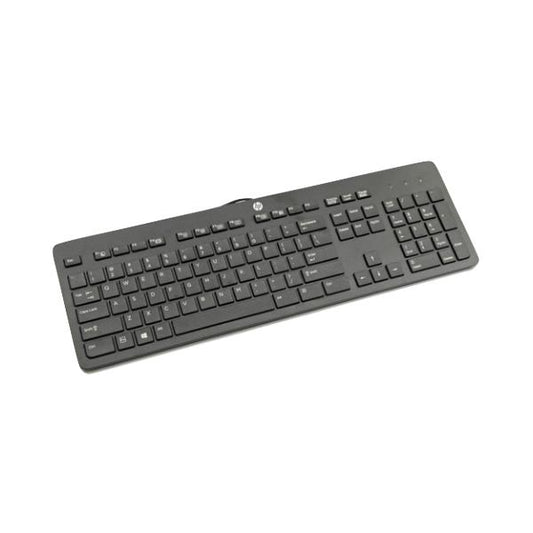 HP 803181-L31 tastiera Ufficio USB QWERTY US International Nero (Usb Slim QWERTY EU/Intl - **New Retail** EU intl. - Warranty: 6M) - Versione UK