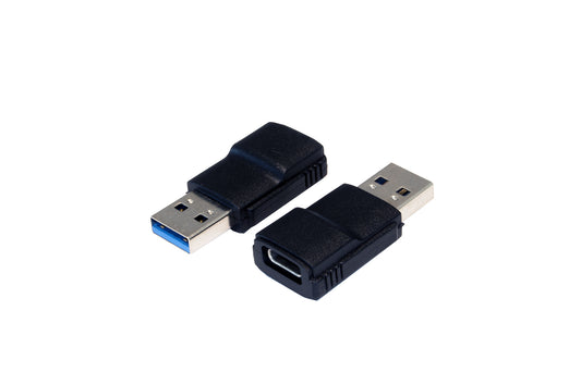 EXSYS EX-47991 cable gender changer USB 3.0 A USB 3.1 C Nero