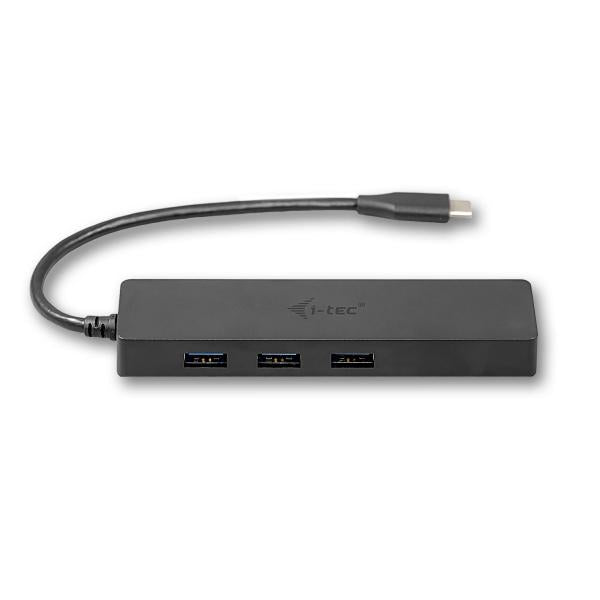 i-tec Advance C31GL3SLIM pannello drive bay Nero (USB TypeC HUB 3 Port Gbit)