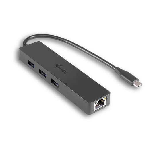 i-tec Advance C31GL3SLIM pannello drive bay Nero (USB TypeC HUB 3 Port Gbit)
