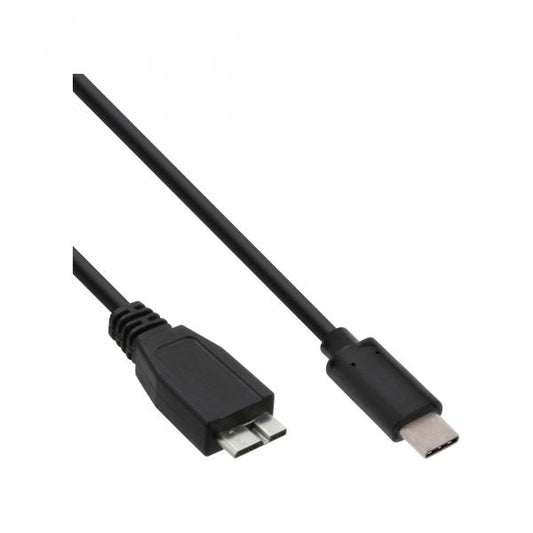 InLine Cavo USB 3.2 Gen.2 C maschio / Micro B maschio, 2m, Power Delivery 3A