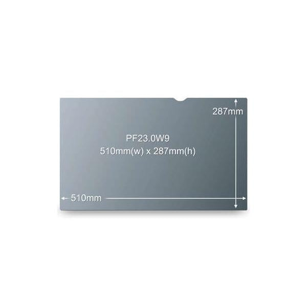 3M PF230W9B schermo anti-riflesso Filtro per la privacy senza bordi per display 58,4 cm (23")