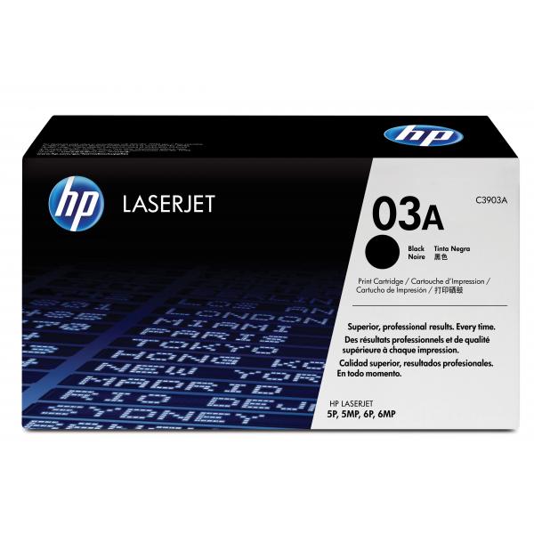 HP 03A Black Original LaserJet Toner Cartridge cartuccia toner 1 pz Originale Nero