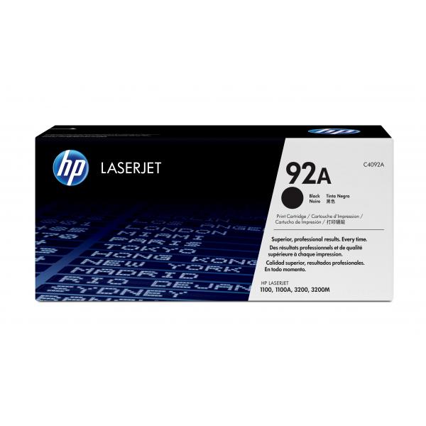 HP 92A Black Original LaserJet Toner Cartridge cartuccia toner 1 pz Originale Nero