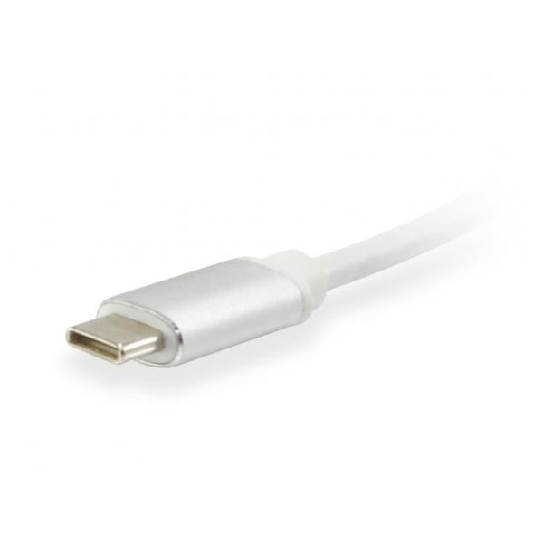 Equip Adattatore da USB-C a HD15 VGA (Equip 133451 USB grafisk adapter Hvid)